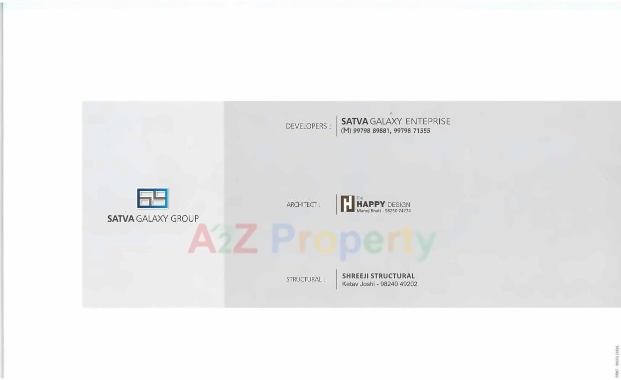  of real estate project Satva Shreeji located at City, Ahmedabad, Gujarat