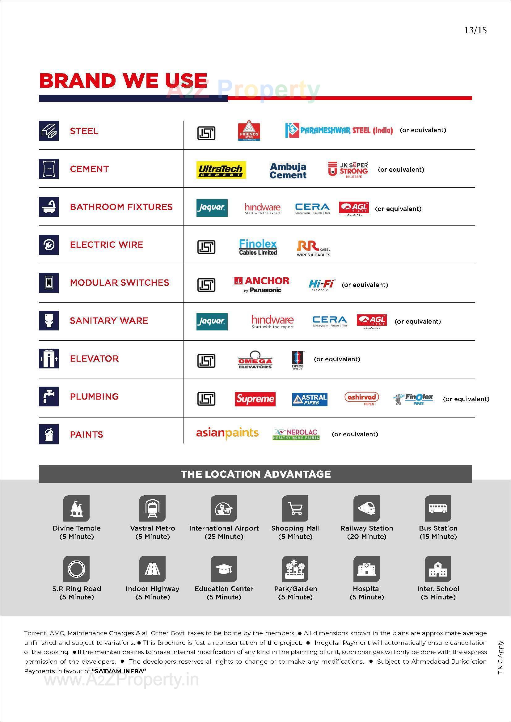  of real estate project Satvam Antrix located at Vastral, Ahmedabad, Gujarat