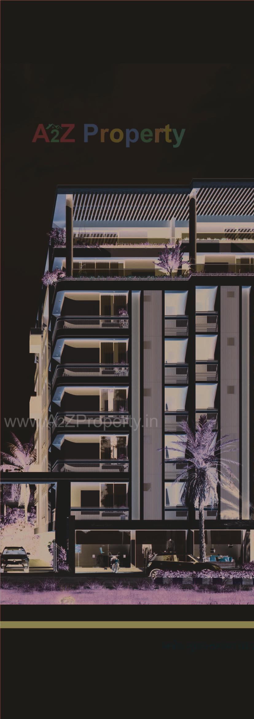 3D Elevation of real estate project Satvam Antrix located at Vastral, Ahmedabad, Gujarat