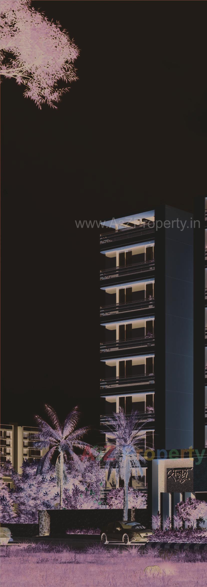 3D Elevation of real estate project Satvam Antrix located at Vastral, Ahmedabad, Gujarat