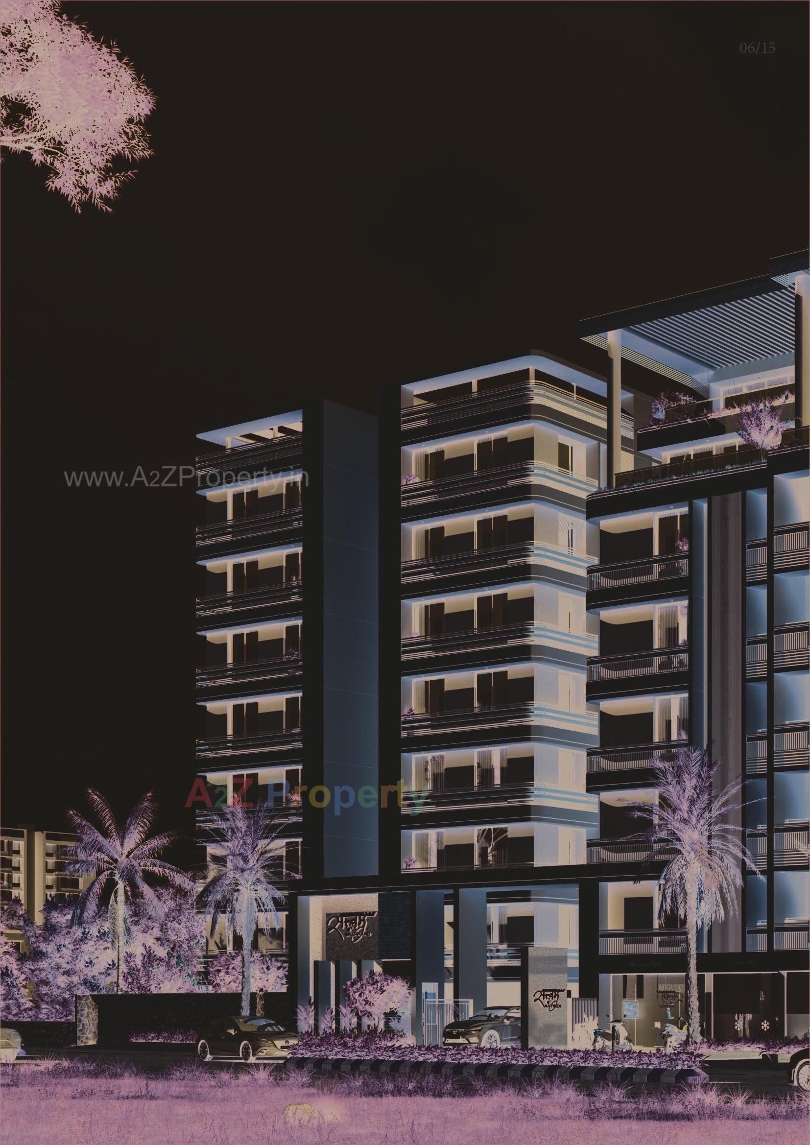 3D Elevation of real estate project Satvam Antrix located at Vastral, Ahmedabad, Gujarat