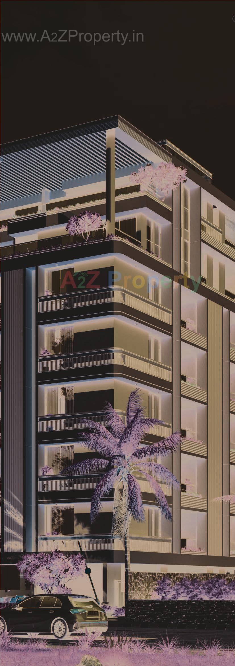 3D Elevation of real estate project Satvam Antrix located at Vastral, Ahmedabad, Gujarat