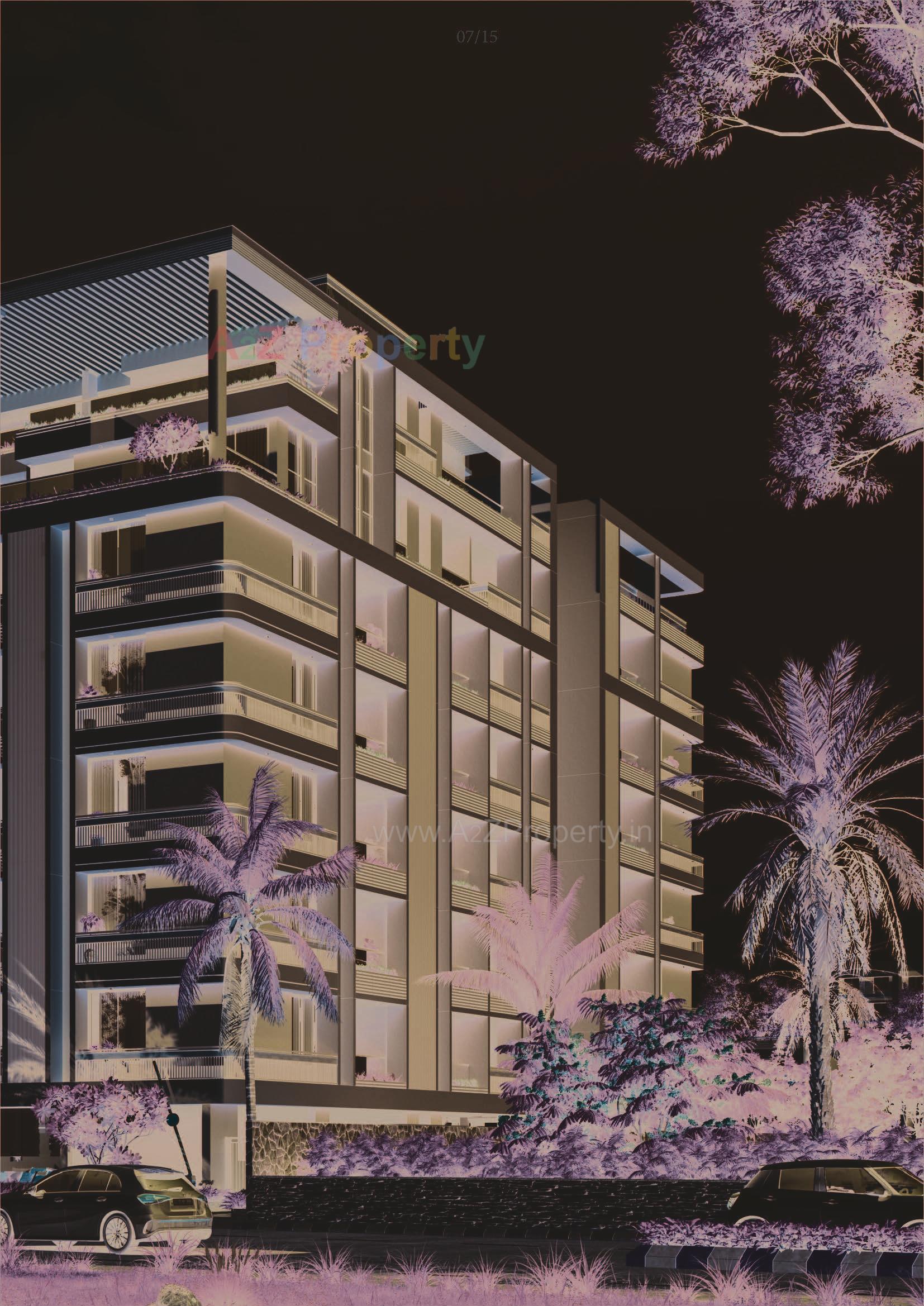 3D Elevation of real estate project Satvam Antrix located at Vastral, Ahmedabad, Gujarat