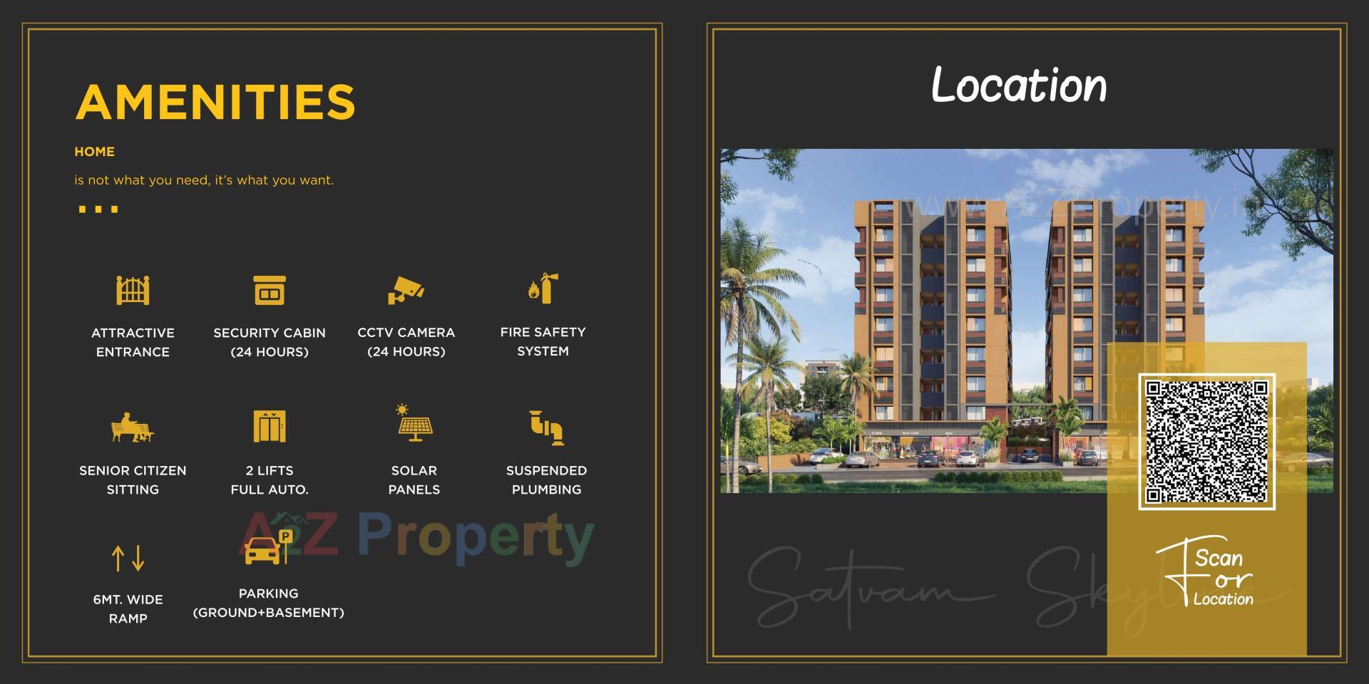  of real estate project Satvam Skyline located at Nikol, Ahmedabad, Gujarat