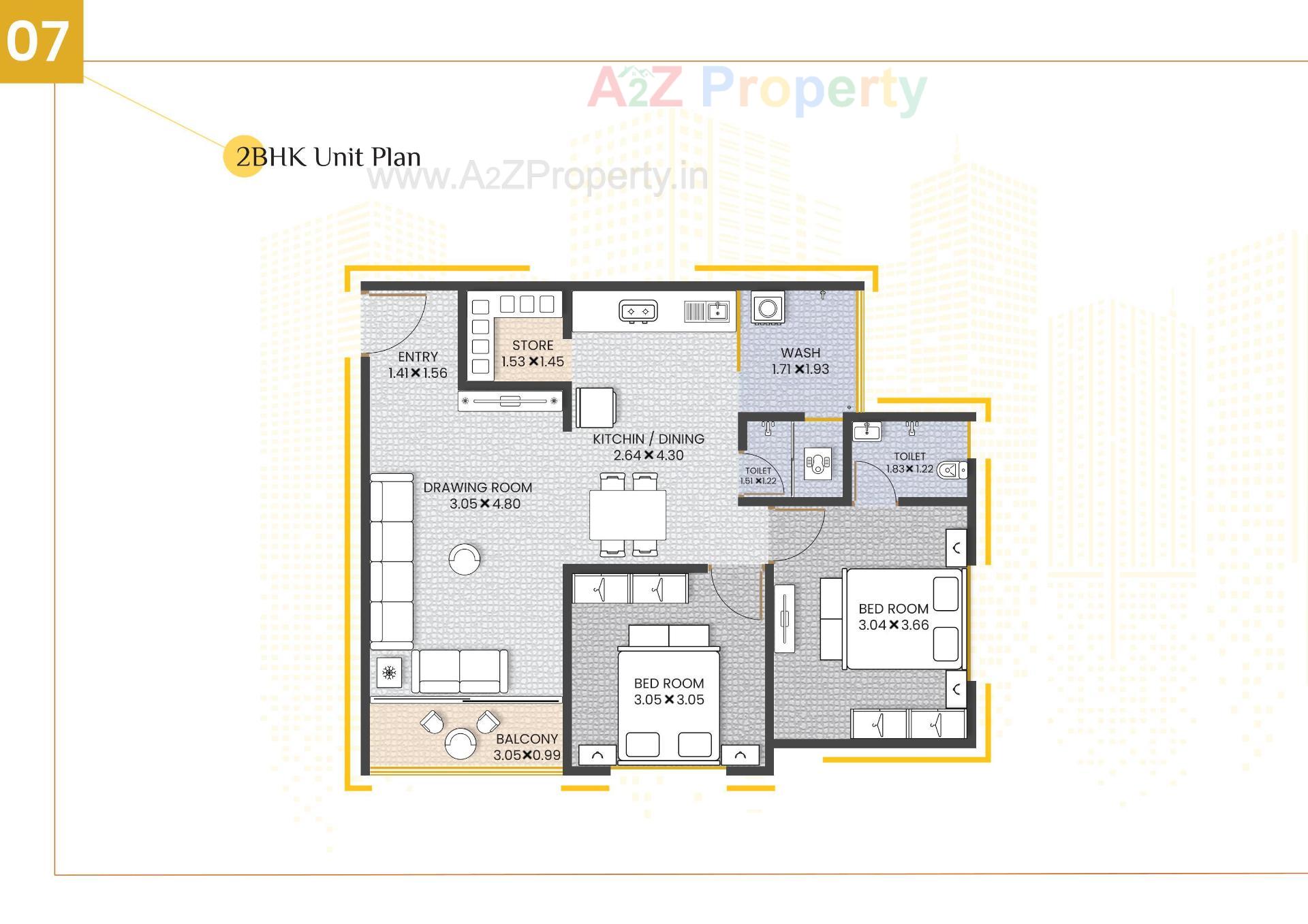 Layout of real estate project Satvam Sky located at Ahmedabad, Ahmedabad, Gujarat