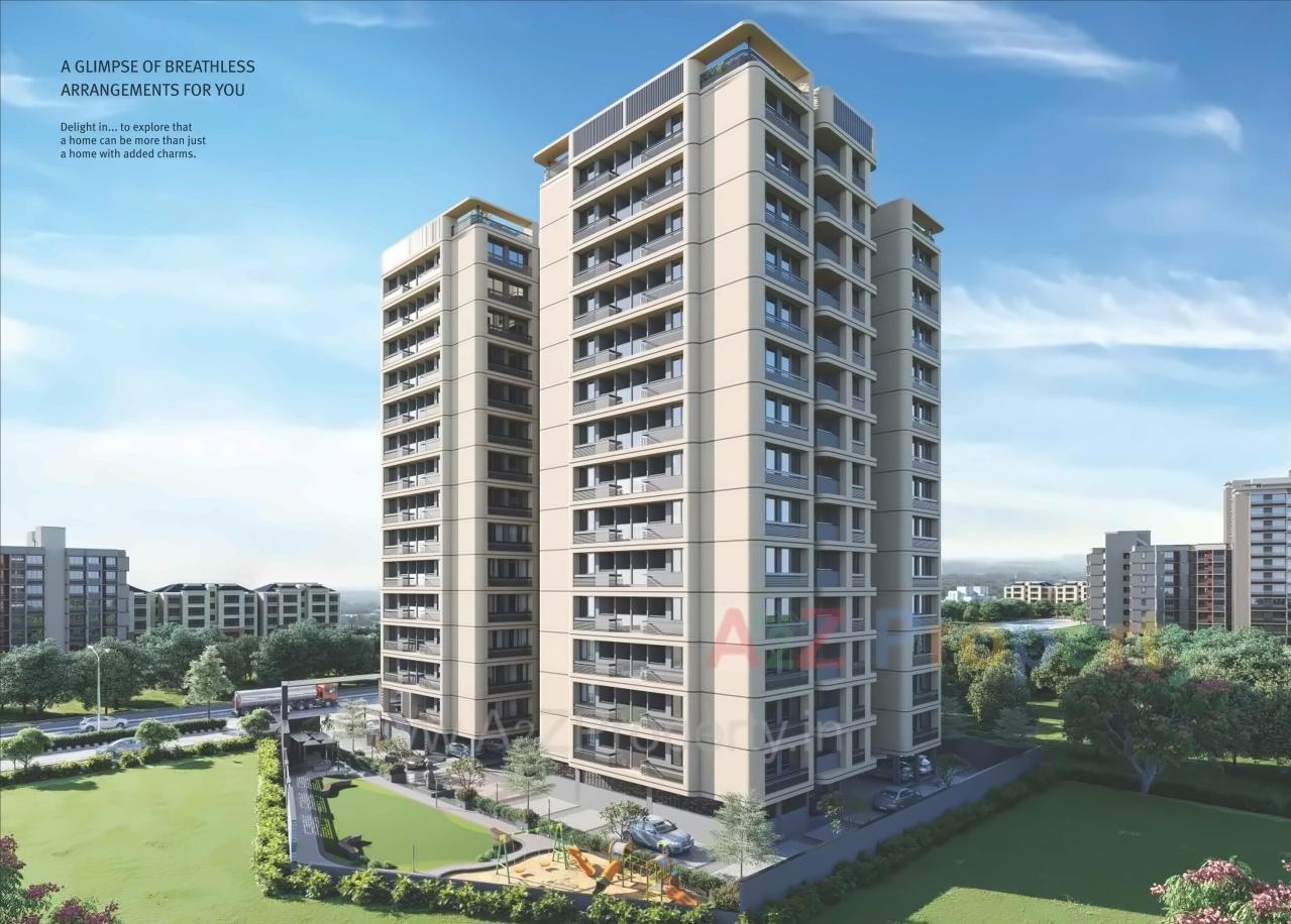 3D Elevation of real estate project Satved Platinum located at Ahmedabad, Ahmedabad, Gujarat