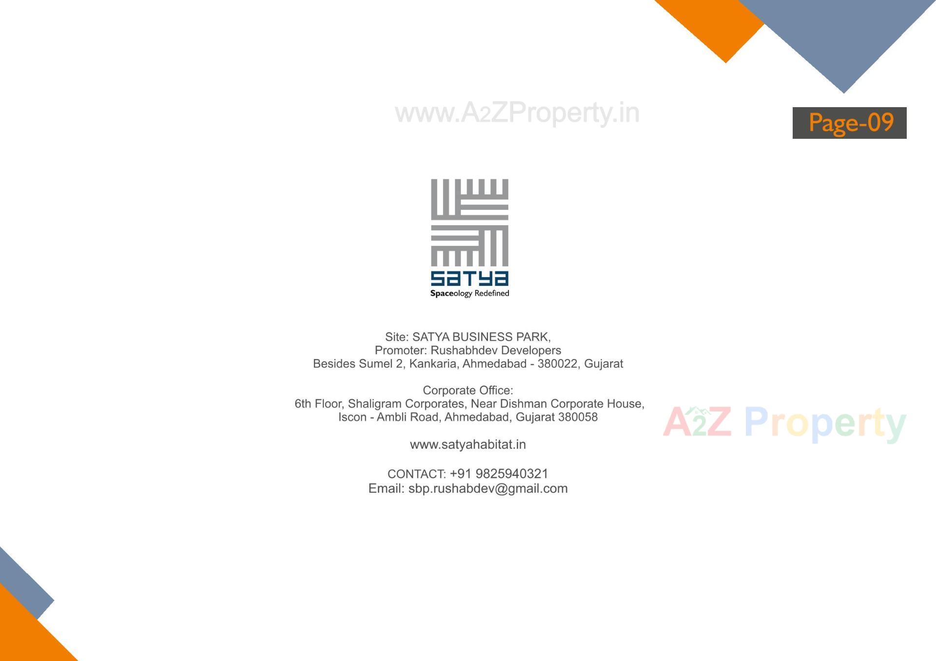  of real estate project Satya Business Park located at Rajpur-hirpur, Ahmedabad, Gujarat