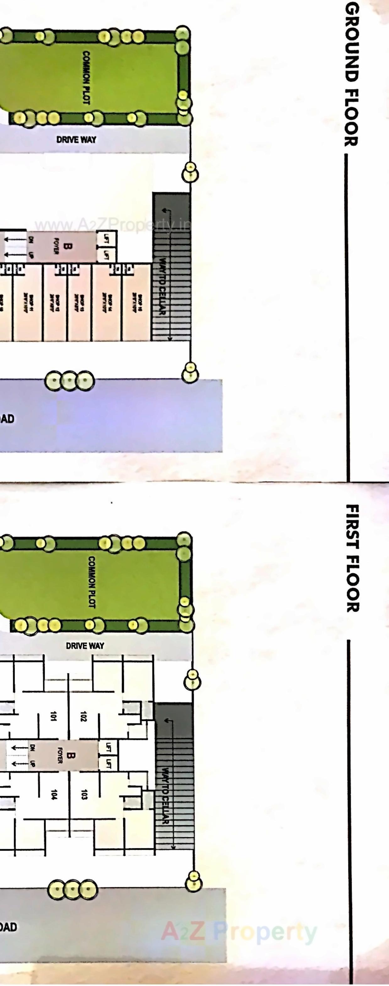 Layout of real estate project Satyagrah Life Style located at Nikol, Ahmedabad, Gujarat