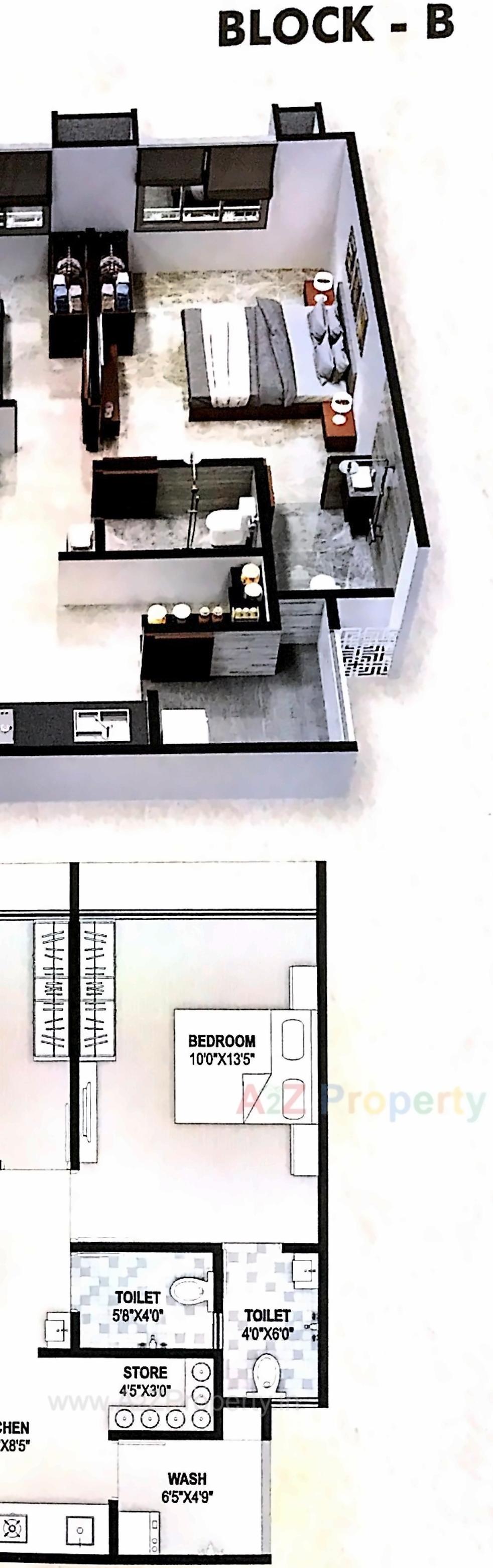 Layout of real estate project Satyagrah Life Style located at Nikol, Ahmedabad, Gujarat