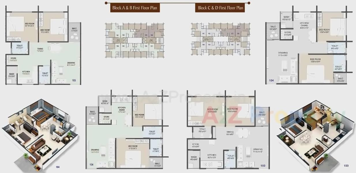 Layout of real estate project Satyagrah Residency located at Nikol, Ahmedabad, Gujarat
