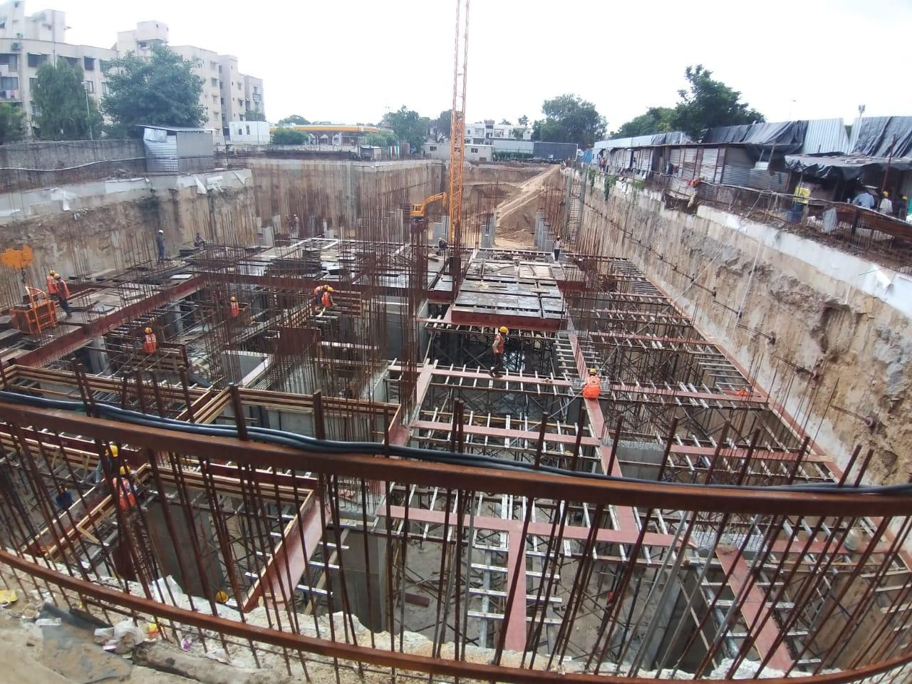 196602_const of real estate project Satyam Skyline located at Vadaj, Ahmedabad, Gujarat