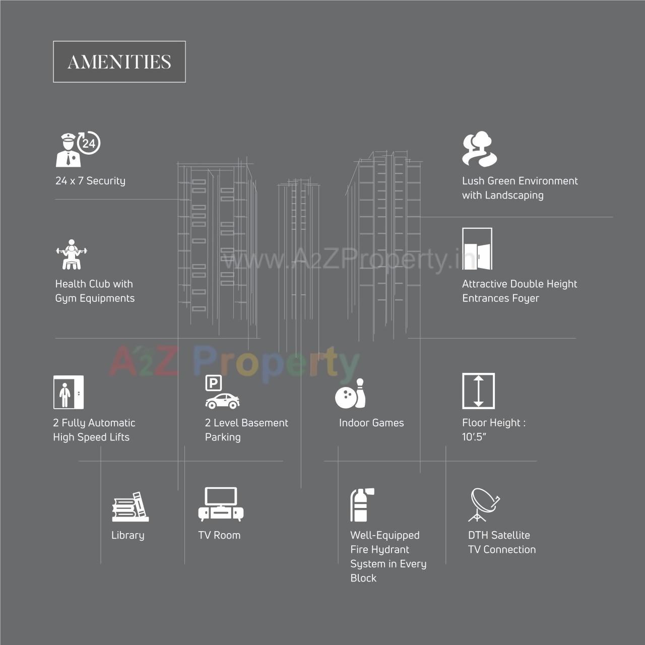 Amenities of Satyam Skyline