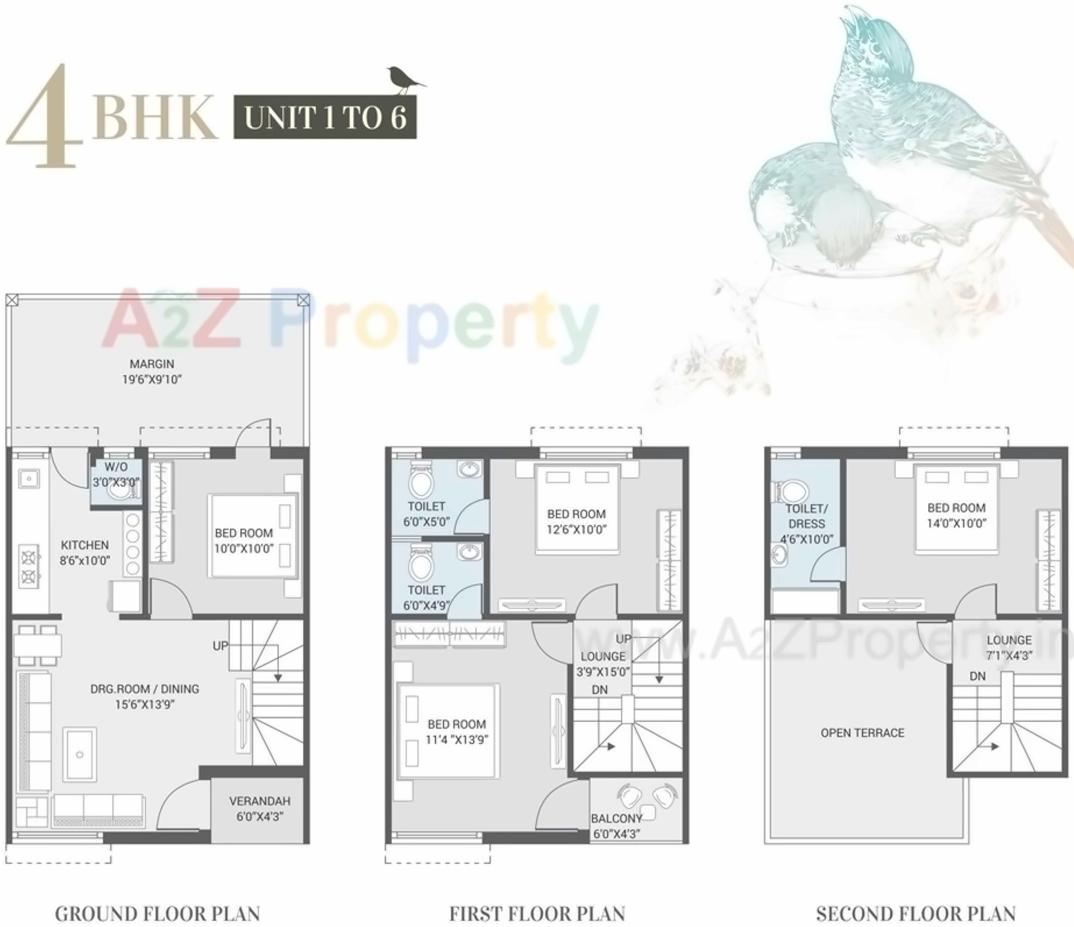 Layout of real estate project Satyam Villa located at Hanspura, Ahmedabad, Gujarat