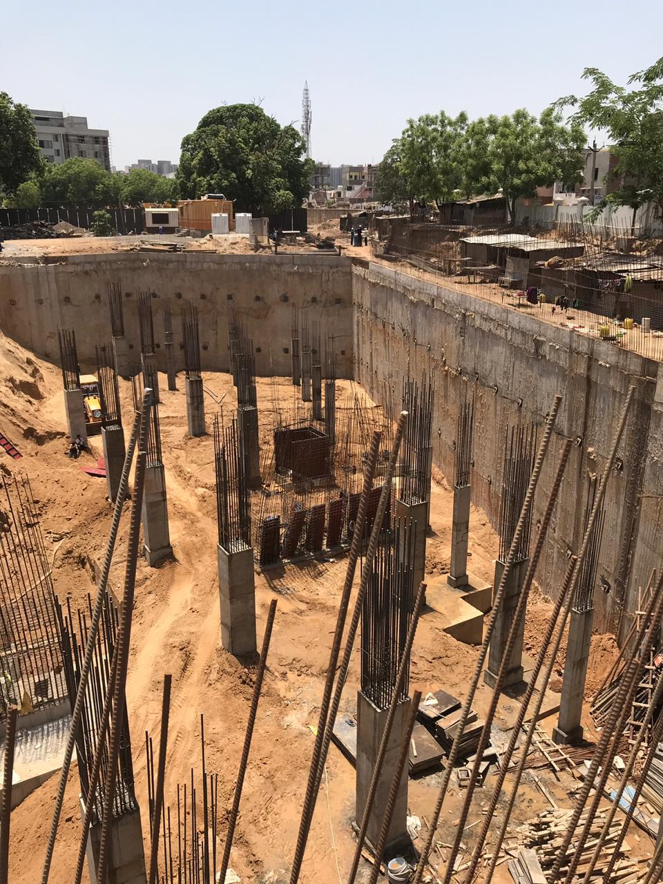 144564_const of real estate project Satyamev Elite located at Ambli, Ahmedabad, Gujarat