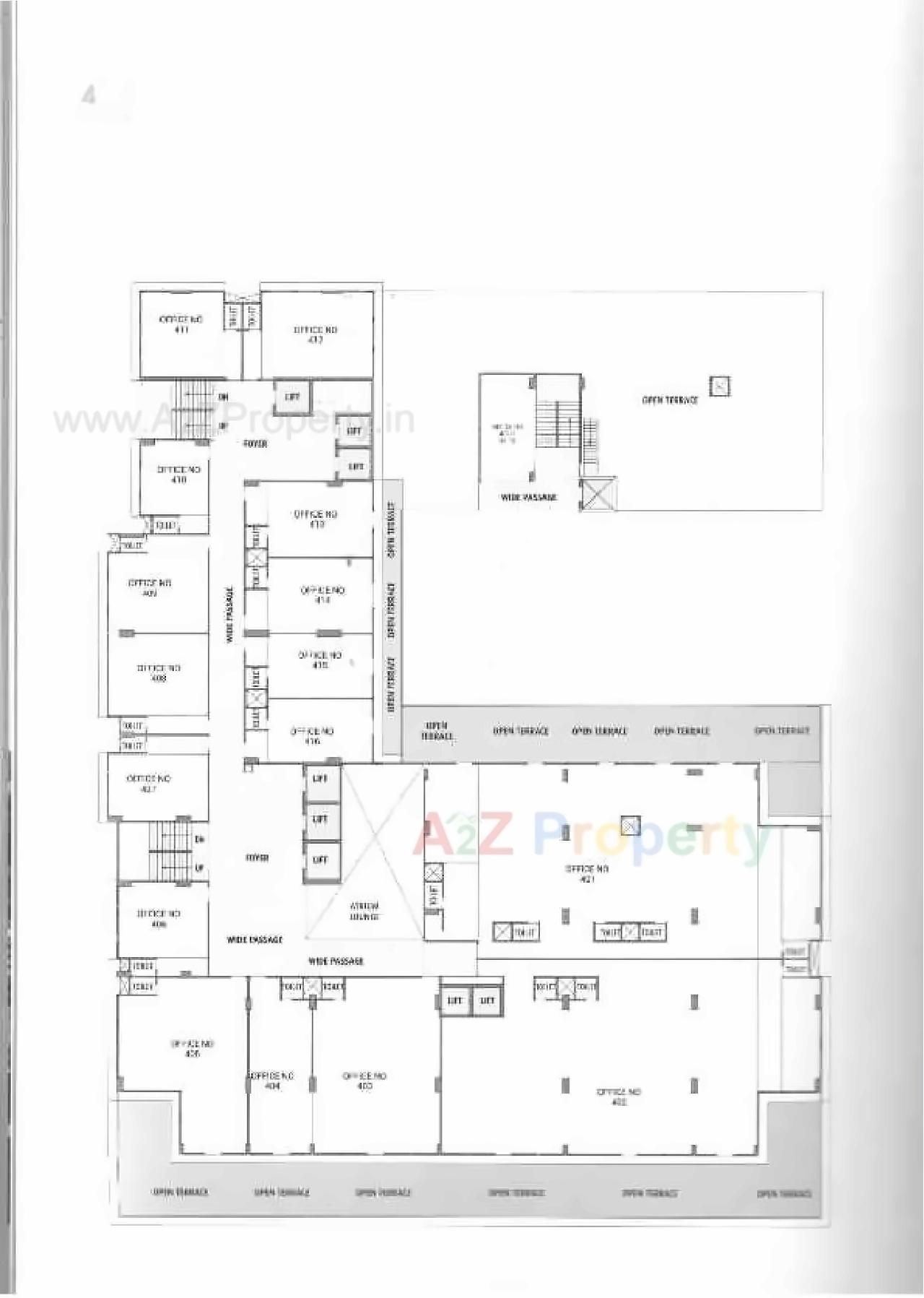 Layout of real estate project Satyamev Eminence located at Sola, Ahmedabad, Gujarat
