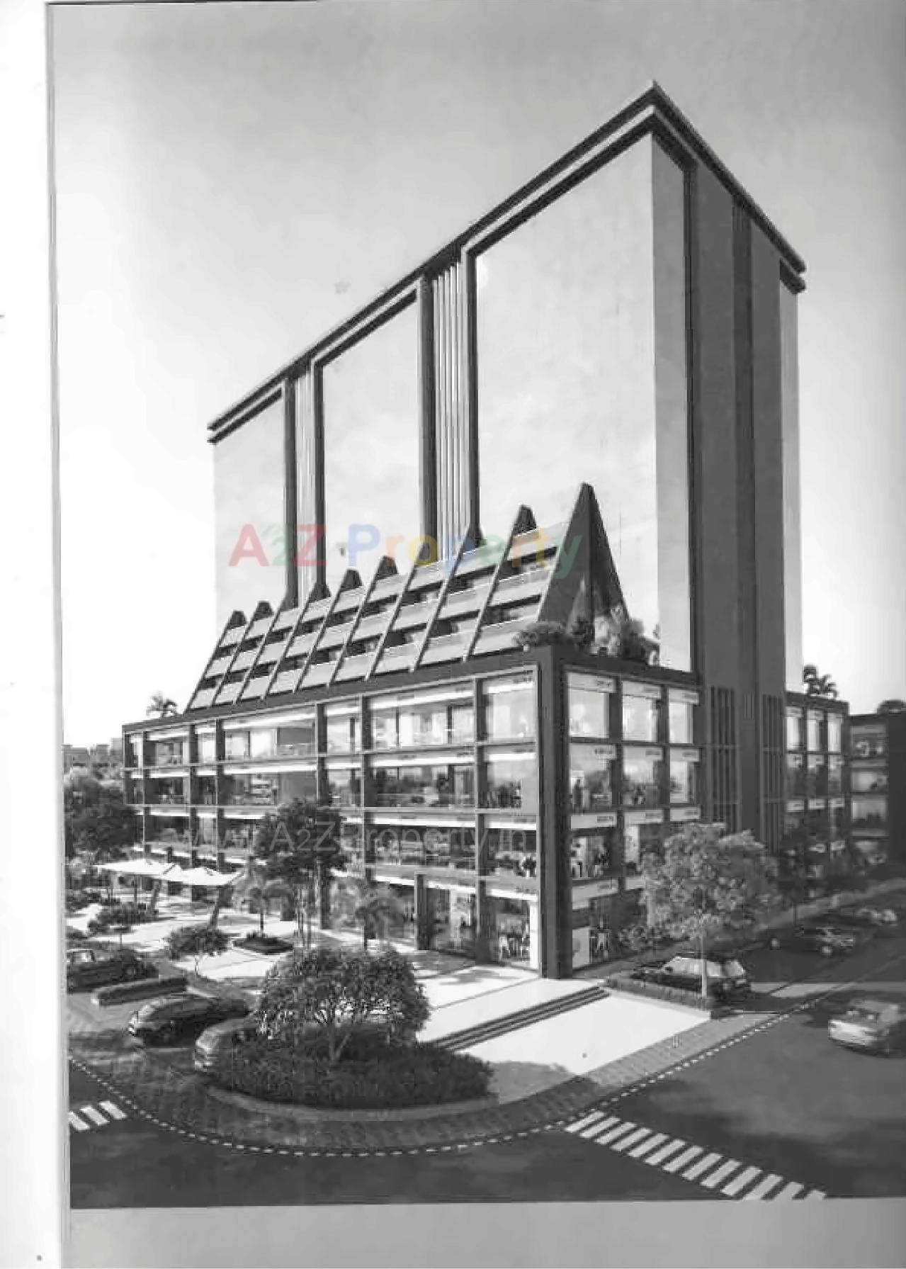 3D Elevation of real estate project Satyamev Eminence located at Sola, Ahmedabad, Gujarat