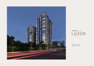 Elevation of real estate project Satyamev Luxor located at Ambli, Ahmedabad, Gujarat