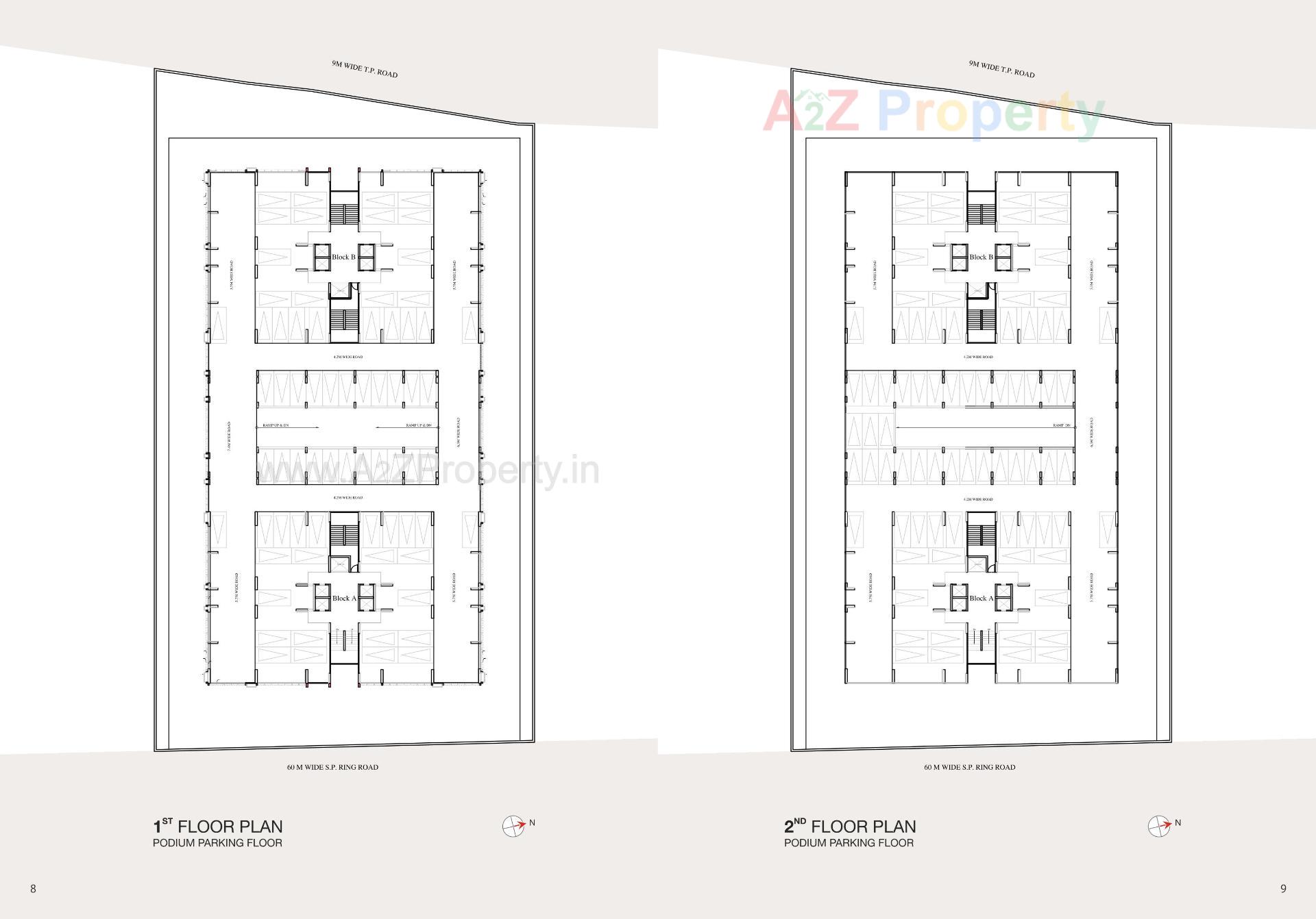 Layout of real estate project Satyamev Luxor located at Ambli, Ahmedabad, Gujarat