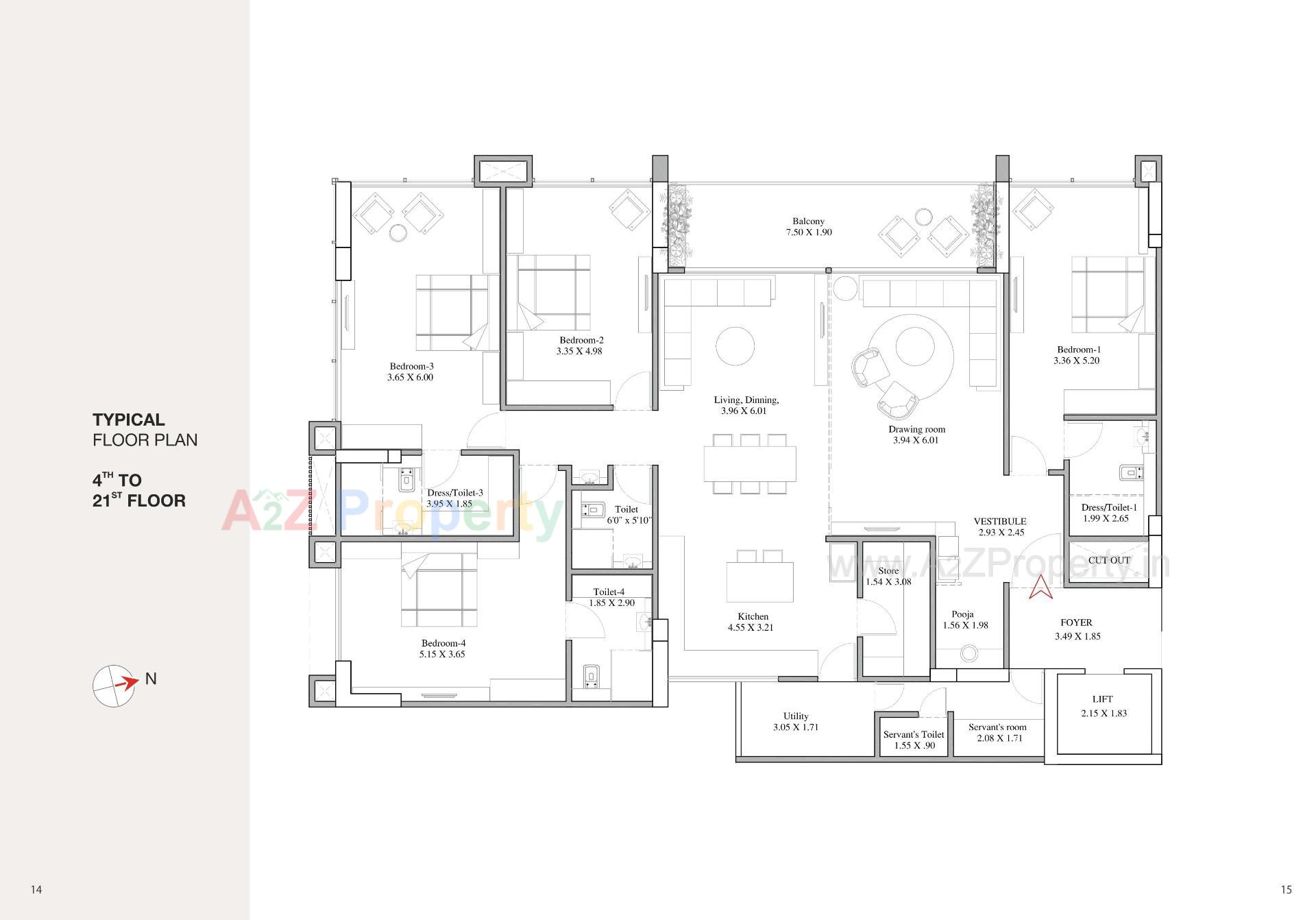 Layout of real estate project Satyamev Luxor located at Ambli, Ahmedabad, Gujarat