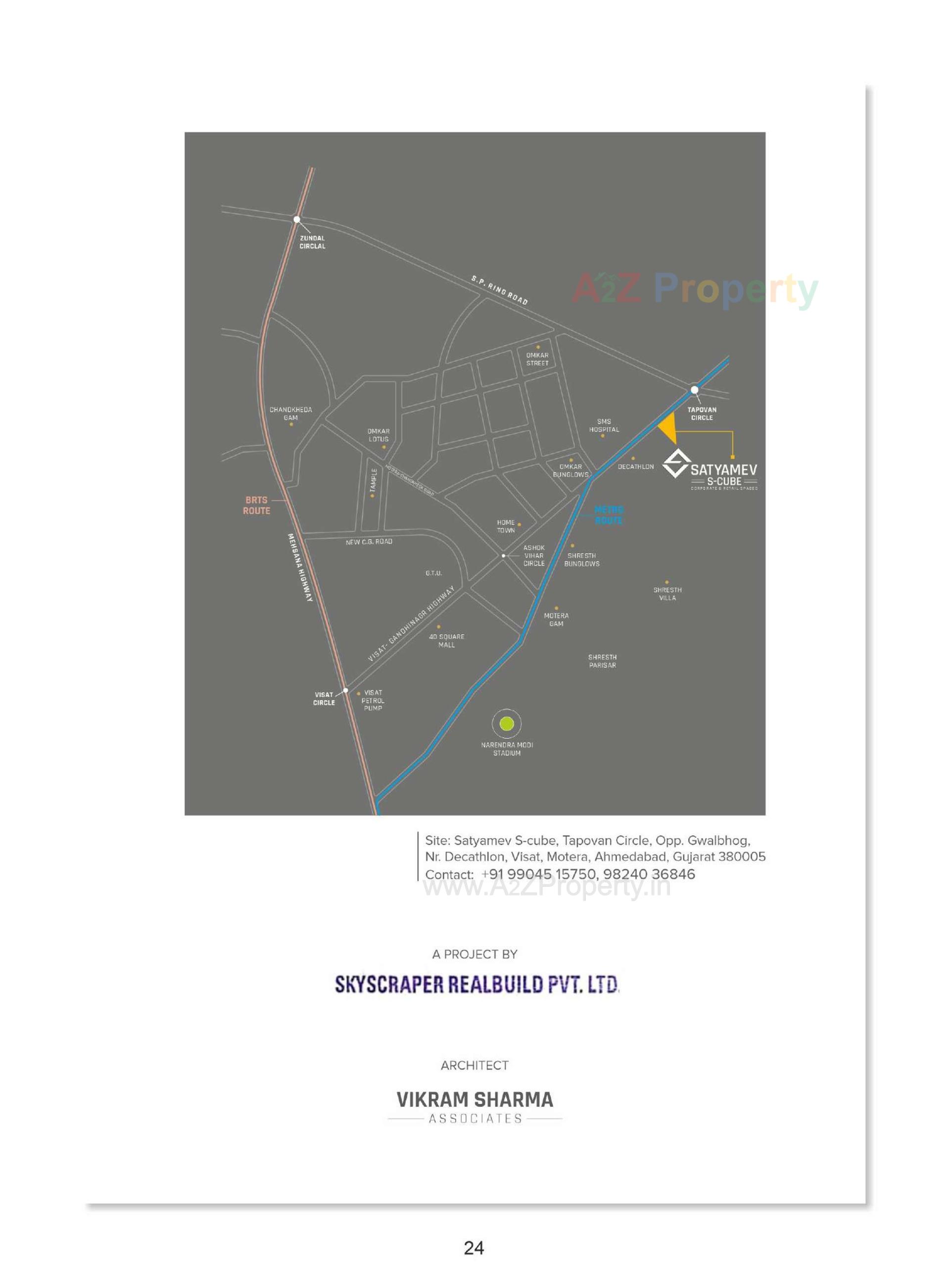  of real estate project Satyamev S Cube located at Ahmedabad, Ahmedabad, Gujarat