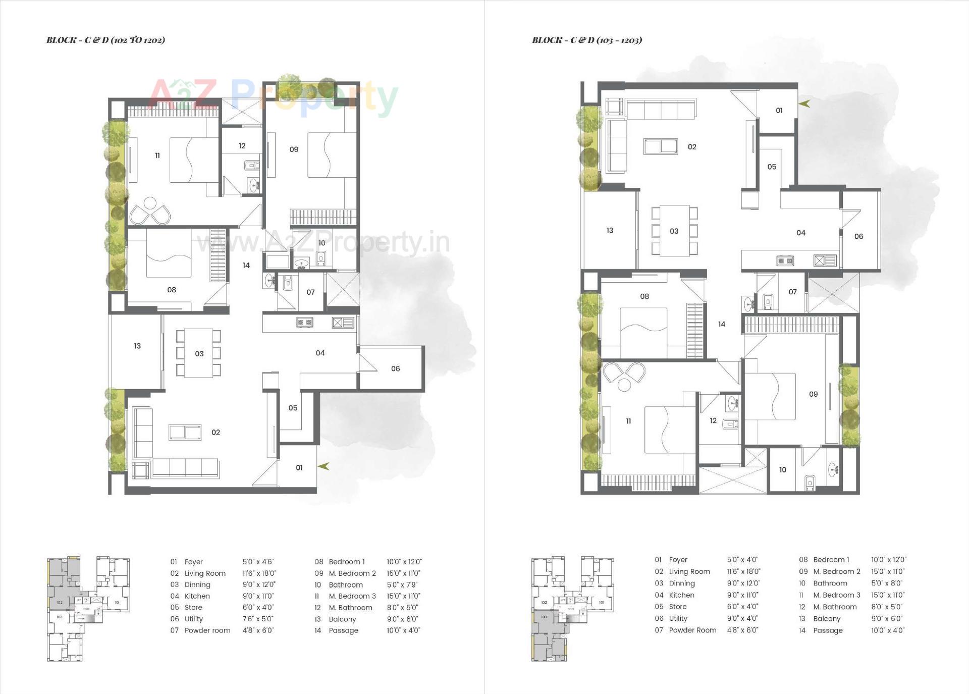 Layout of real estate project Satyamev Serene located at Ahmedabad, Ahmedabad, Gujarat