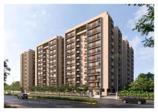Elevation of real estate project Satyamev Vista Two located at Gota, Ahmedabad, Gujarat
