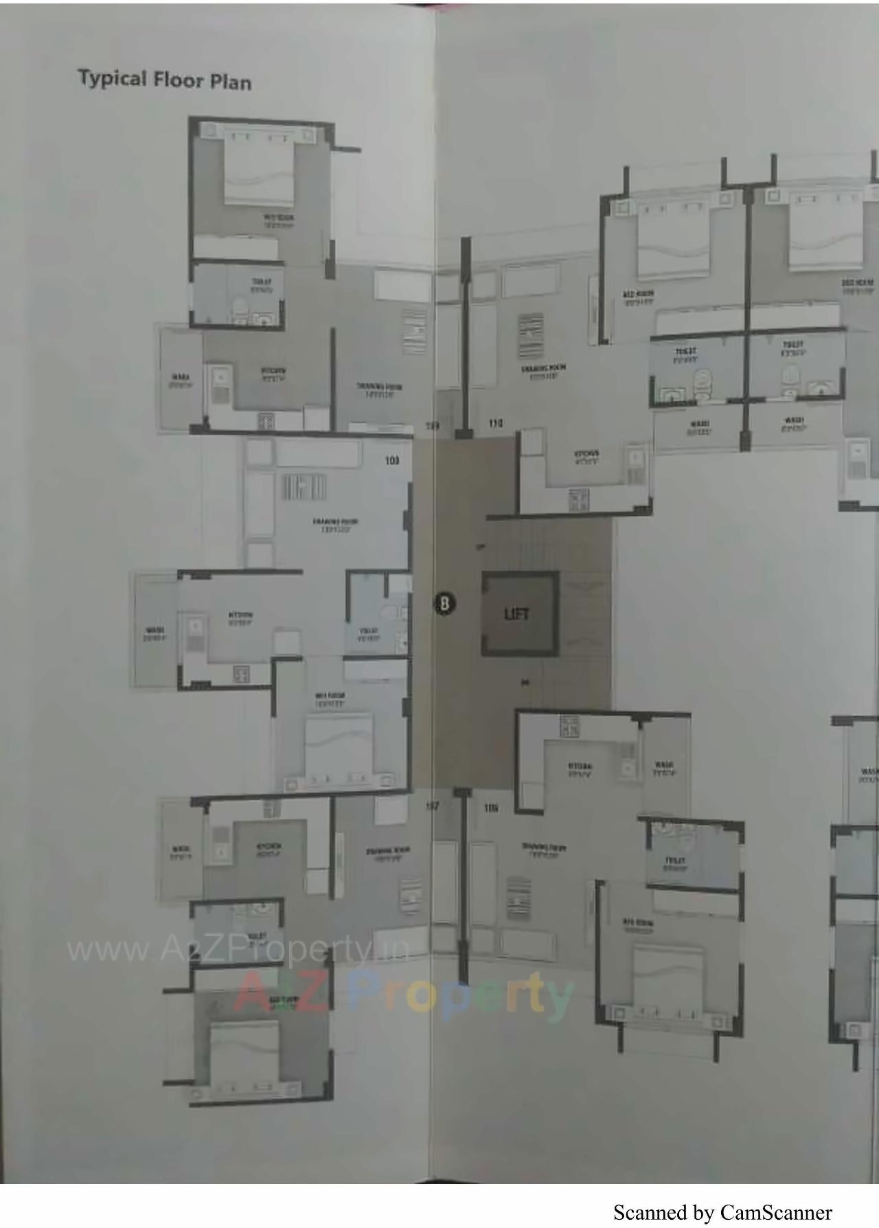 Layout of real estate project Satyapath Homes located at Paldi, Ahmedabad, Gujarat