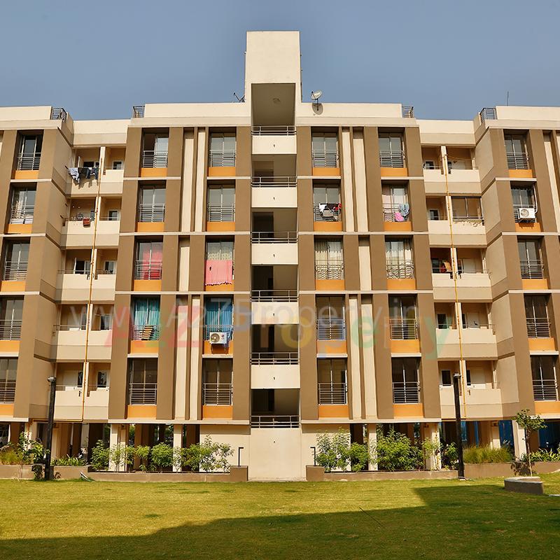 3D Elevation of real estate project Satyesh Residency located at Sarkhej, Ahmedabad, Gujarat
