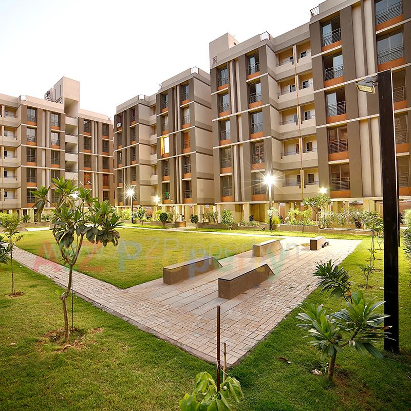 3D Elevation of real estate project Satyesh Residency located at Sarkhej, Ahmedabad, Gujarat