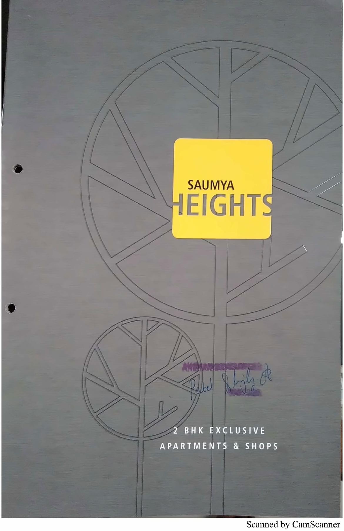  of real estate project Saumya Heights located at Ghuma, Ahmedabad, Gujarat