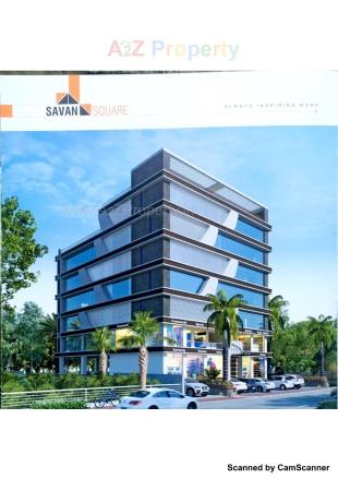 Elevation of real estate project Savan Square located at Chenpur, Ahmedabad, Gujarat