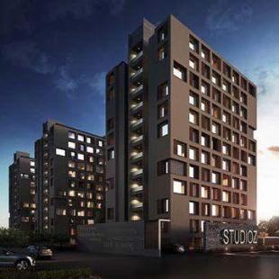 Elevation of real estate project Savvy Studioz located at Jagatpur, Ahmedabad, Gujarat