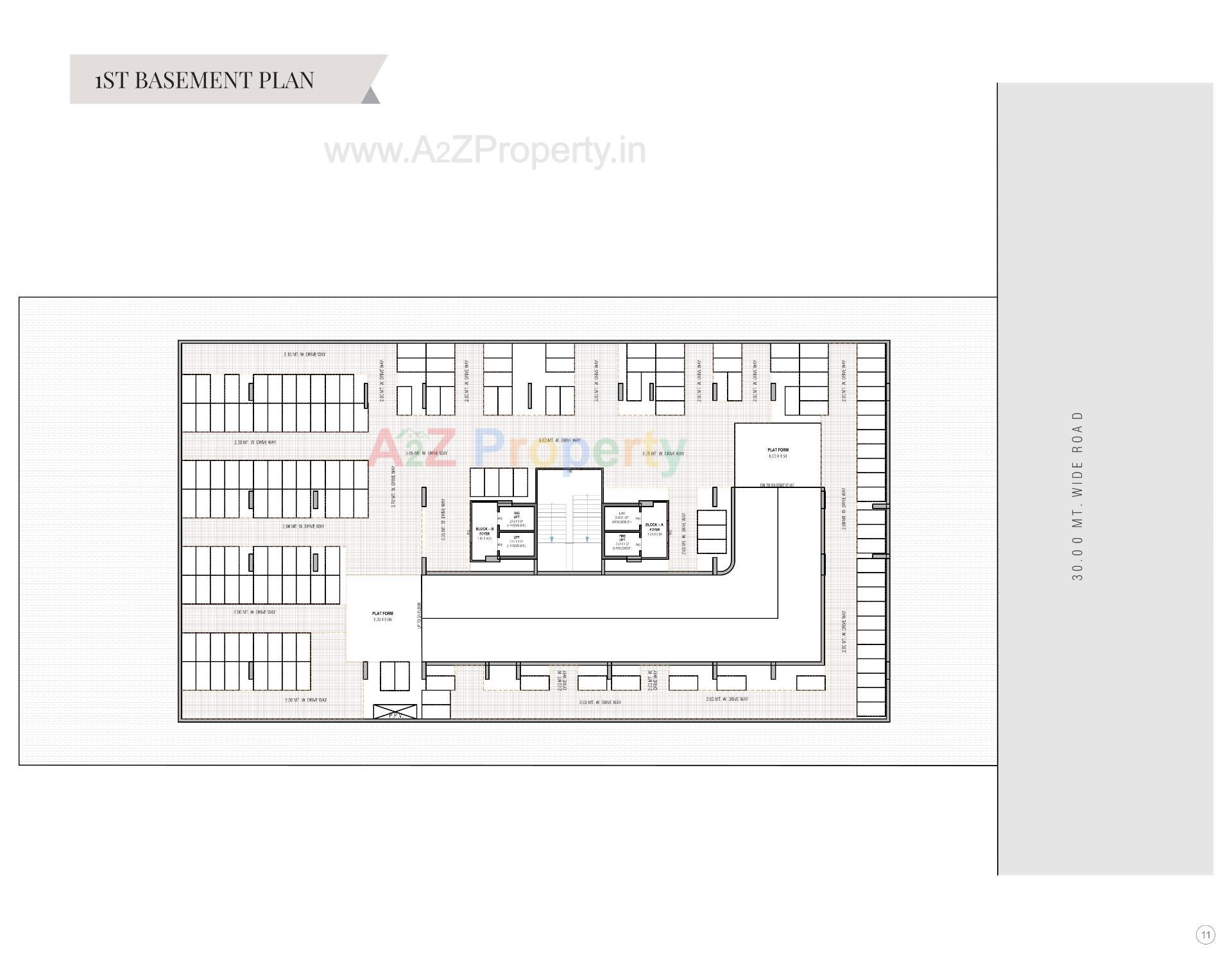 Layout of real estate project Sawera Grand Imperia located at Nikol, Ahmedabad, Gujarat