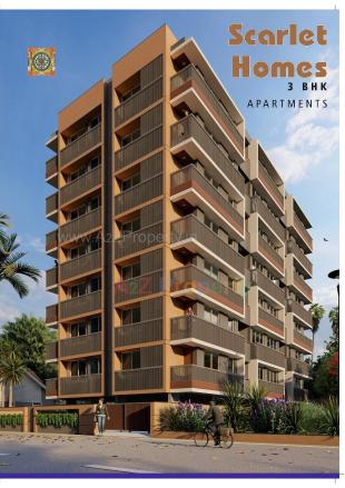 Elevation of real estate project Scarlet Homes located at Paldi, Ahmedabad, Gujarat