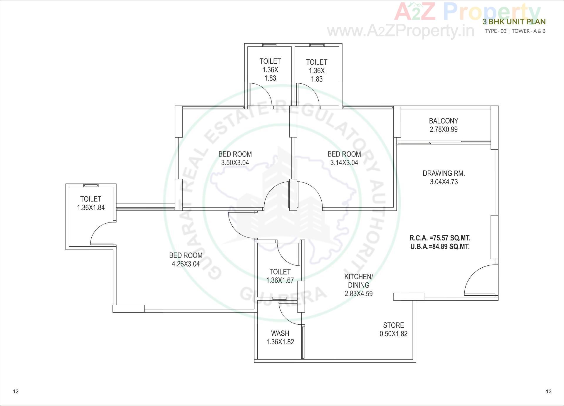  of real estate project Scarlet Springs located at Kali, Ahmedabad, Gujarat