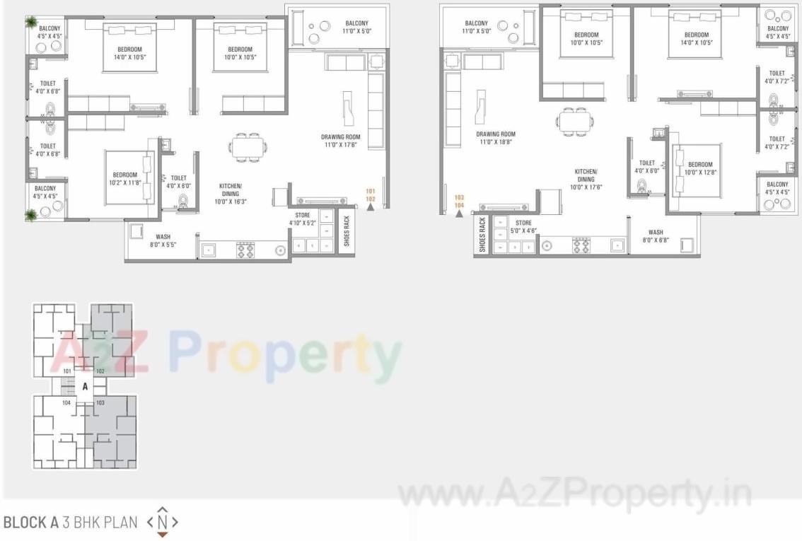 Layout of real estate project Sentosa Habitat located at Naroda, Ahmedabad, Gujarat