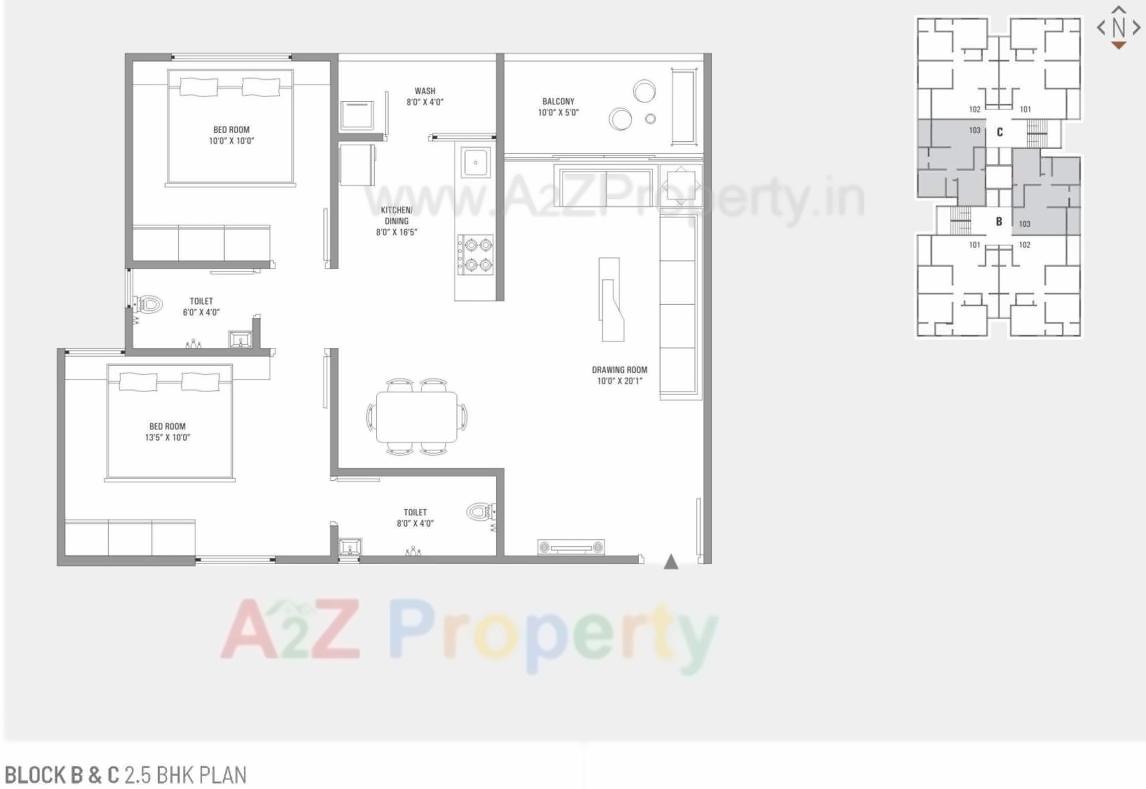 Layout of real estate project Sentosa Habitat located at Naroda, Ahmedabad, Gujarat