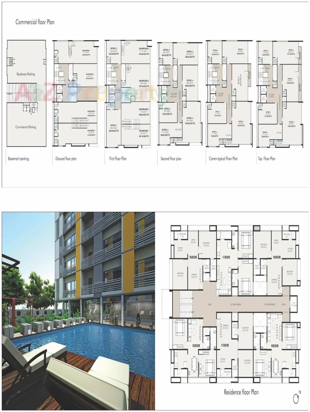 Layout of real estate project Sepal Elegant located at Vatva, Ahmedabad, Gujarat