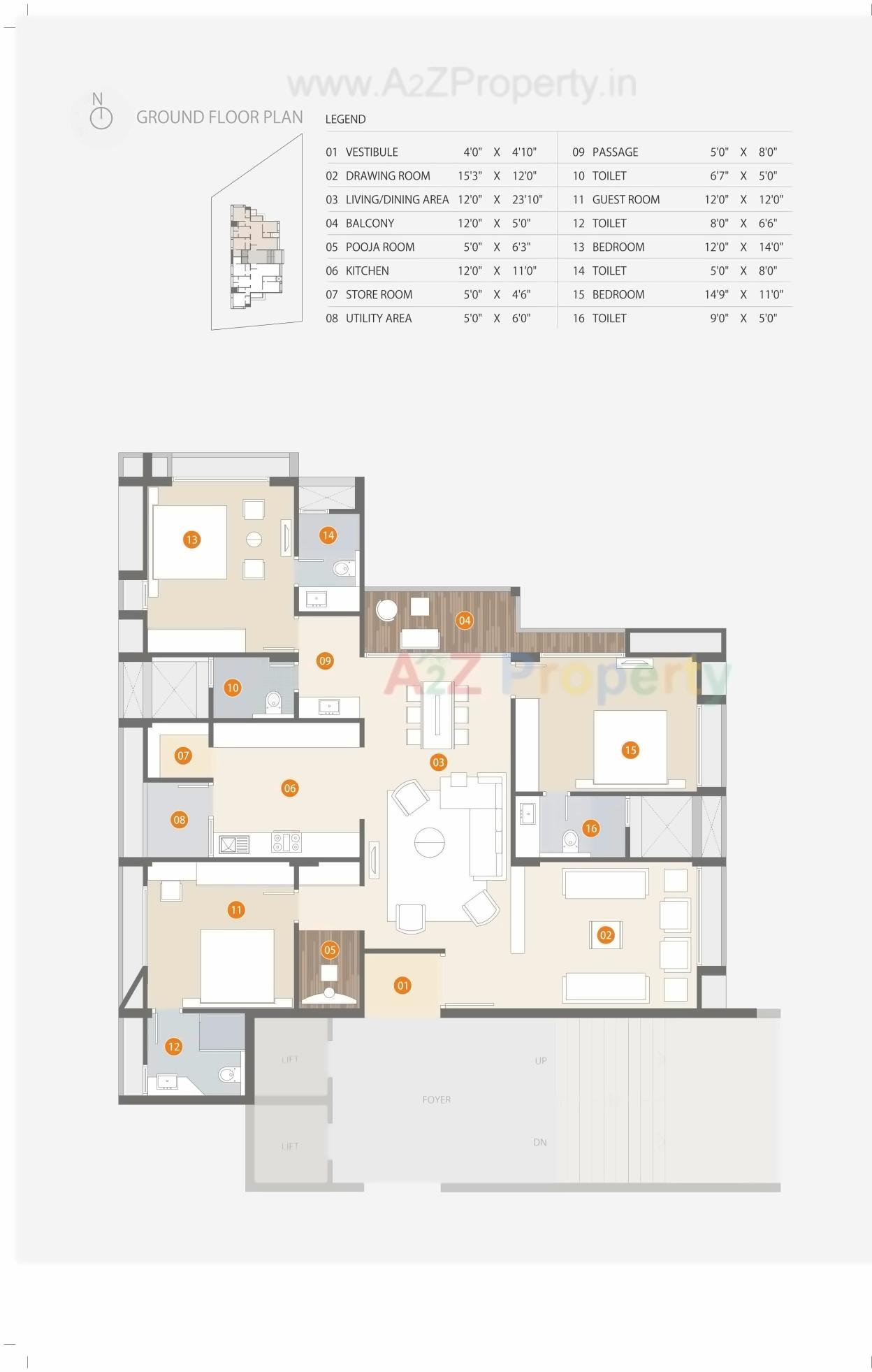 Layout of real estate project Sepal Elegant located at Koteshwar, Ahmedabad, Gujarat