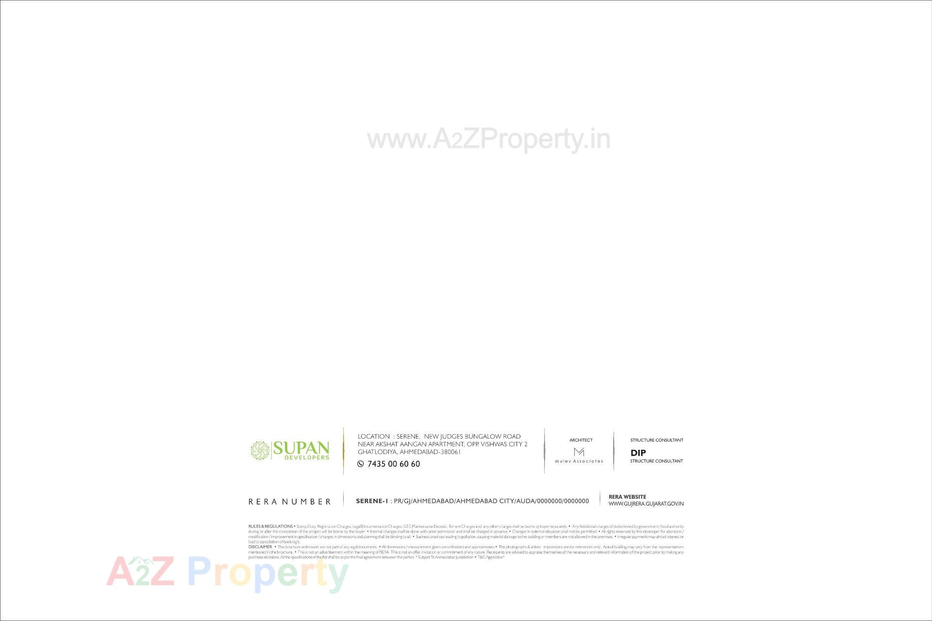  of real estate project Serene located at Chandlodiya, Ahmedabad, Gujarat