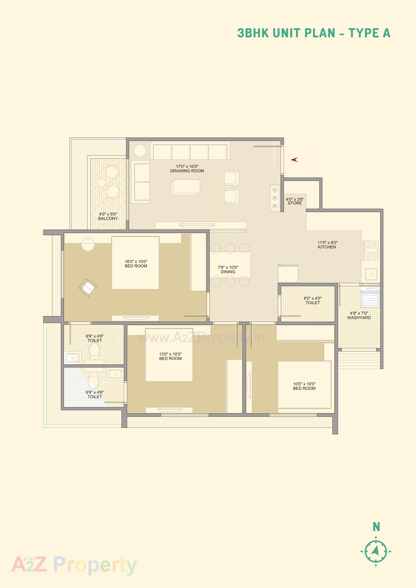Layout of real estate project Serene Sparkles located at Ghuma, Ahmedabad, Gujarat