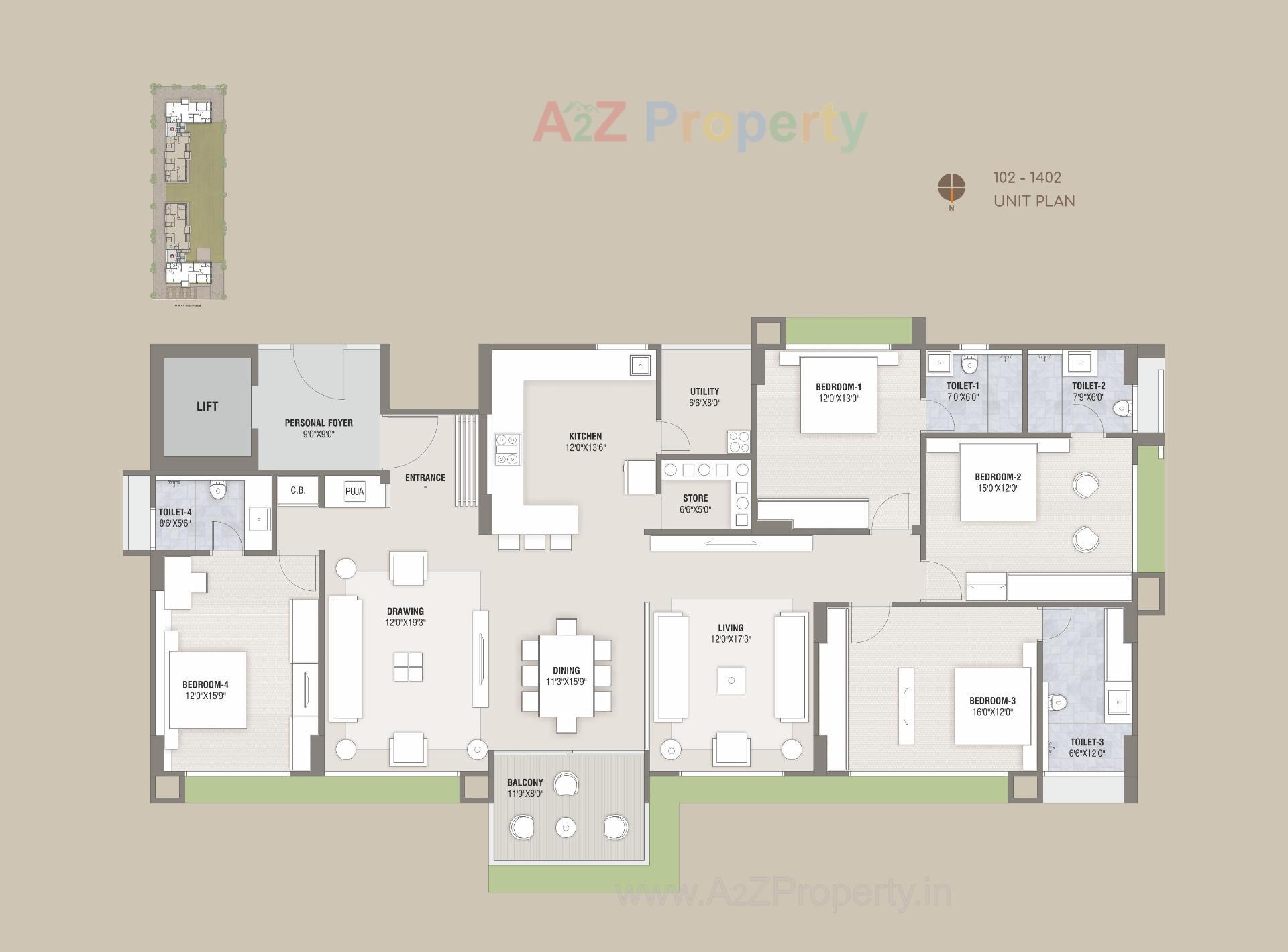 Layout of real estate project Serenity Casa located at Sola, Ahmedabad, Gujarat