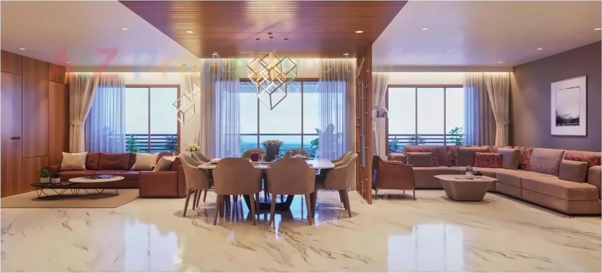 3D Elevation of real estate project Serenity Lavish located at Sola, Ahmedabad, Gujarat