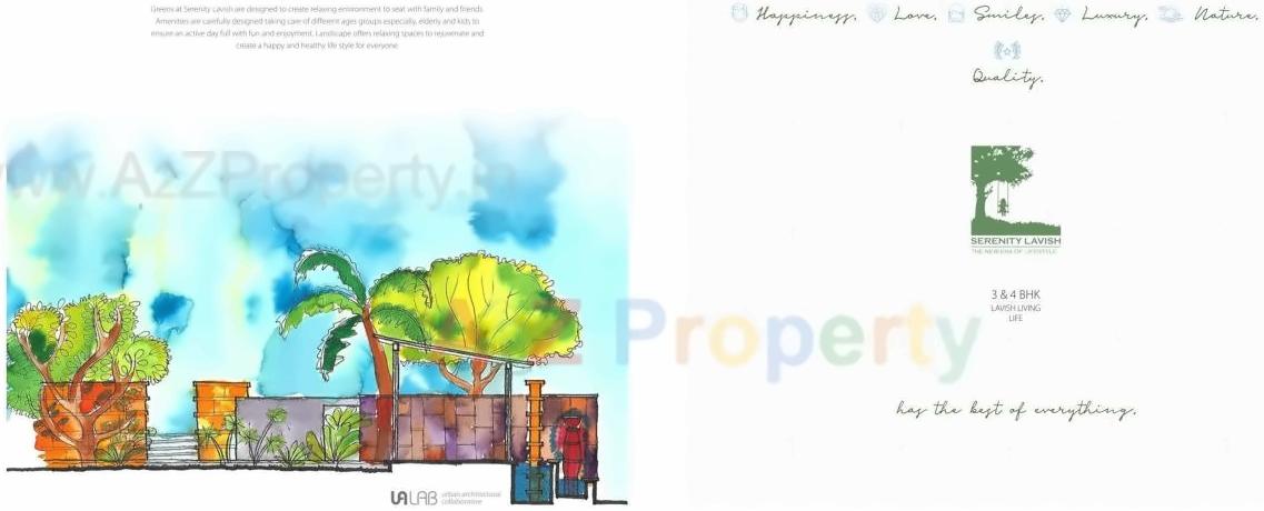  of real estate project Serenity Lavish located at Sola, Ahmedabad, Gujarat