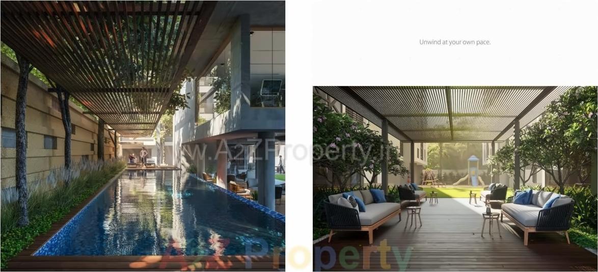 3D Elevation of real estate project Serenity Lavish located at Sola, Ahmedabad, Gujarat