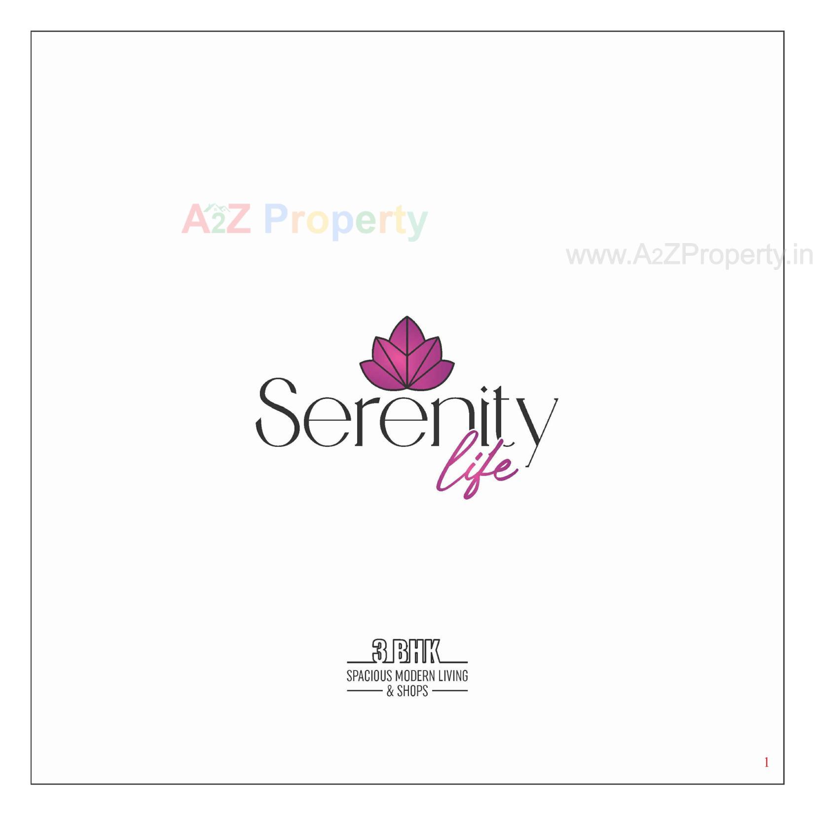  of real estate project Serenity Life located at Khodiyar, Ahmedabad, Gujarat