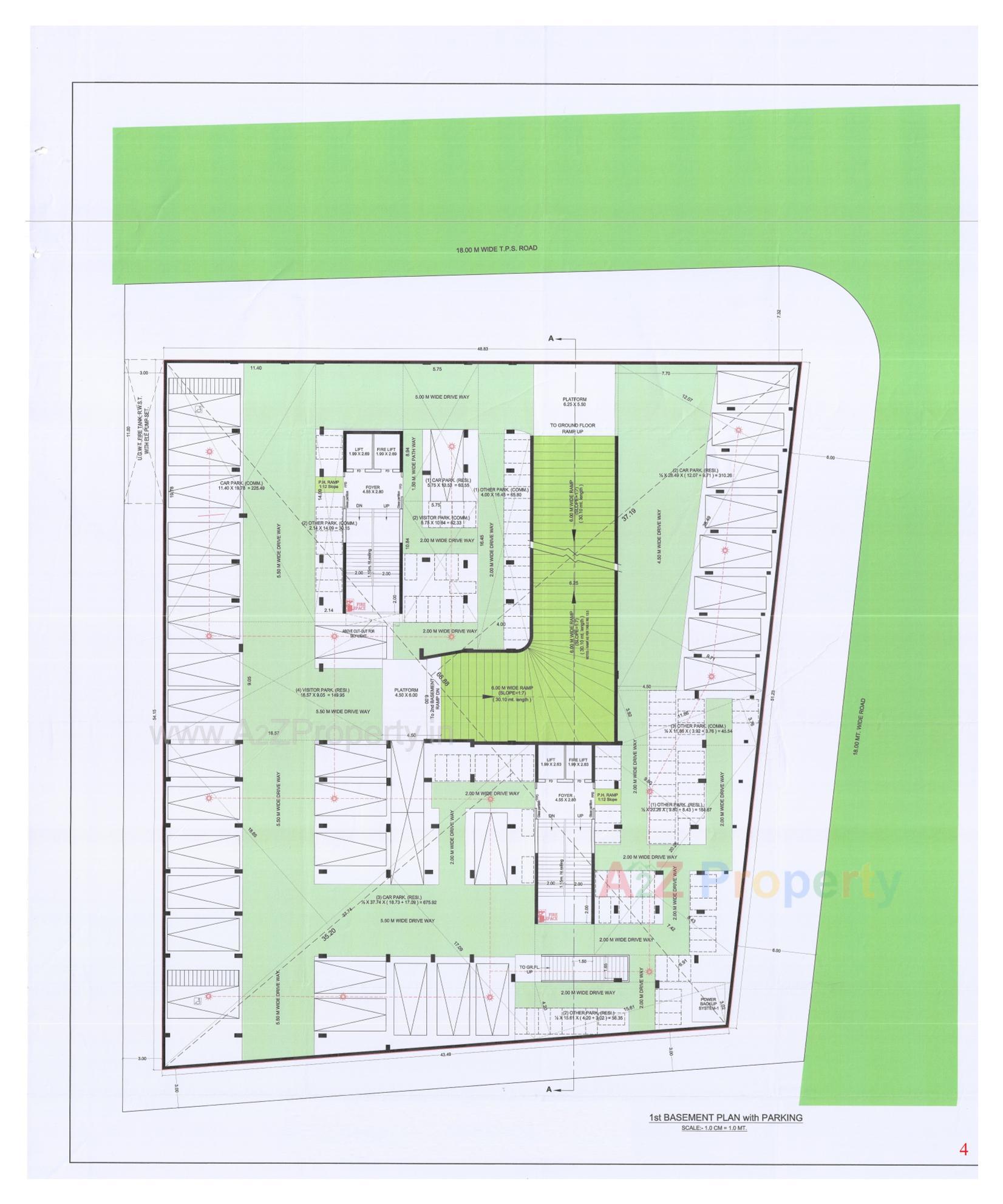Layout of real estate project Serenity Life located at Khodiyar, Ahmedabad, Gujarat