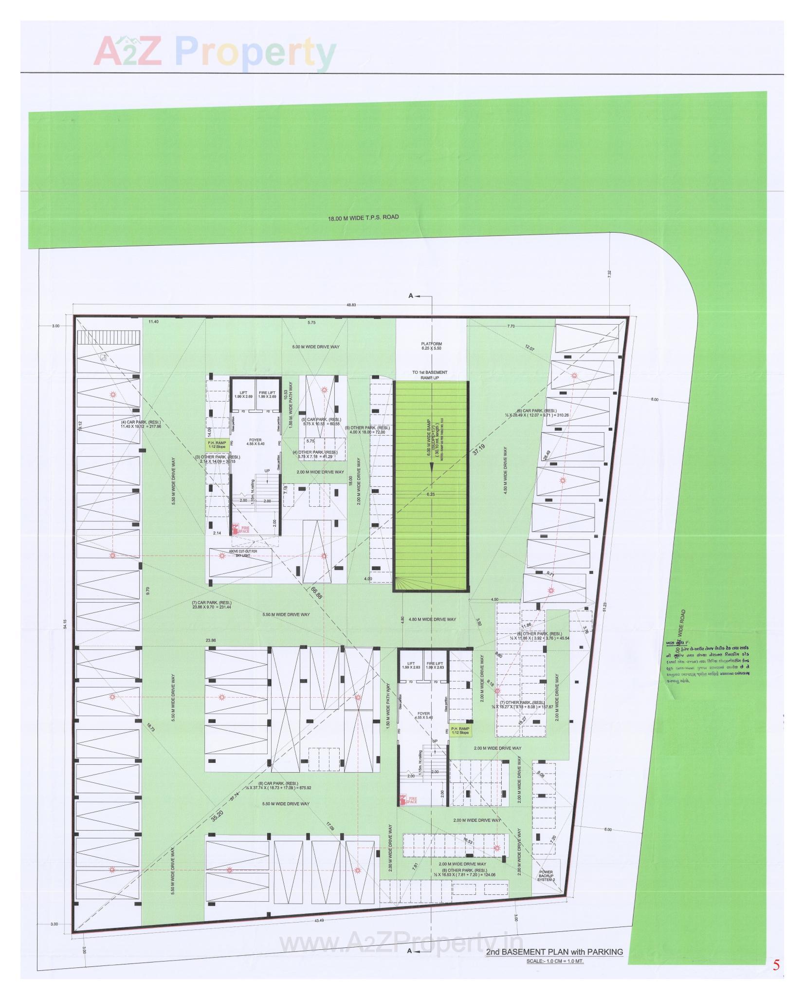 Layout of real estate project Serenity Life located at Khodiyar, Ahmedabad, Gujarat