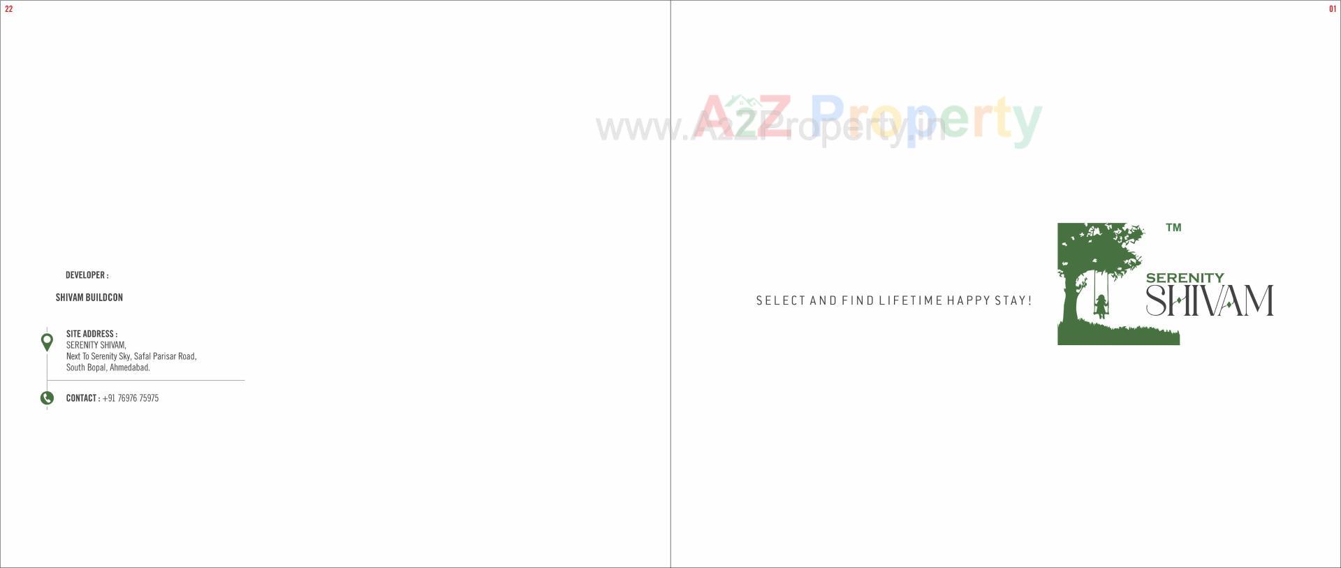  of real estate project Serenity Shivam located at Ghuma, Ahmedabad, Gujarat