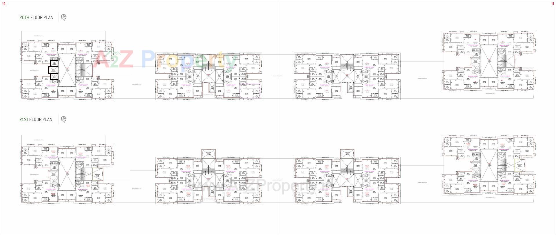 Layout of real estate project Serenity Shivam located at Ghuma, Ahmedabad, Gujarat